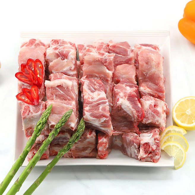 [미트스튜디오] 한돈 1등급이상 등뼈 1kg, 1개