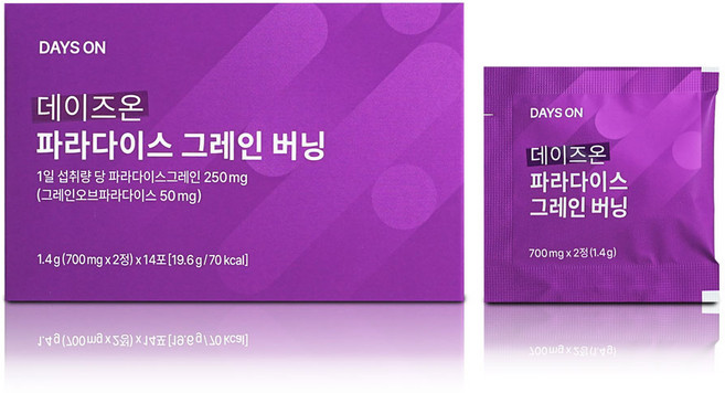 [공식/ 홈쇼핑 정품] 데이즈온 파라다이스 그레인 버닝 다이어트 보조제 (1박스)28정, 1개, 28정