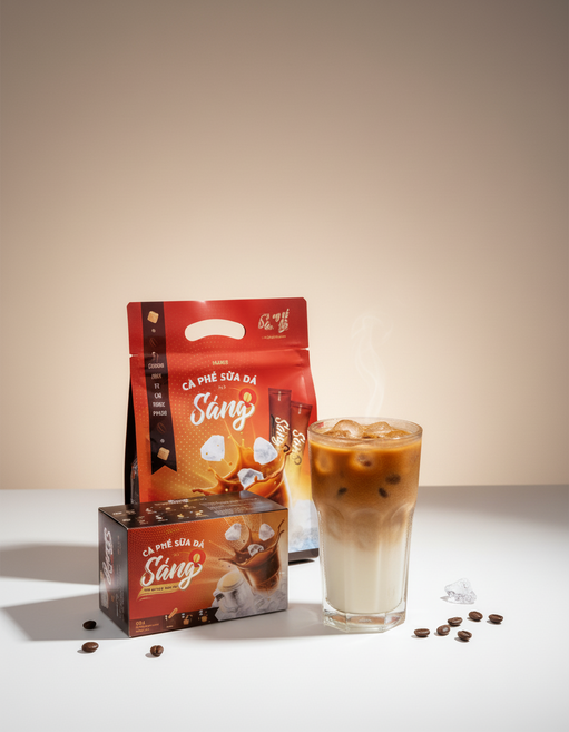 Sang 카페쓰어다 베트남 연유라떼 믹스커피, 216g, 1개, 12개입