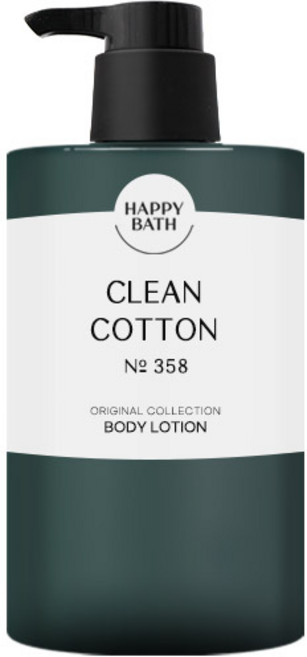 해피바스 오리지널컬렉션 바디로션 클린코튼향, 500g, 1개
