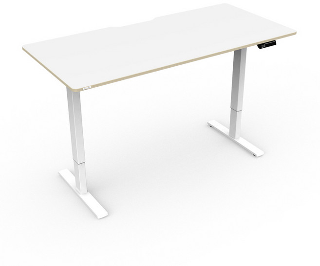 카멜마운트 핏쳐 전동식 모션 데스크 스탠딩책상 E1-12 PLUS (상판 1200mm + 프레임), 프레임(화이트), 상판(화이트)