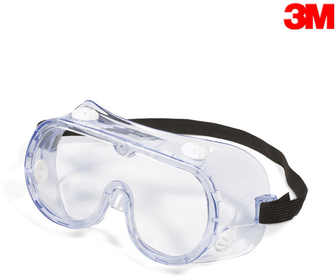 [오늘출고] 3M 작업용 화학 고글 91252/충격방지고글/튐방지/눈보호고글/보안경, 1개