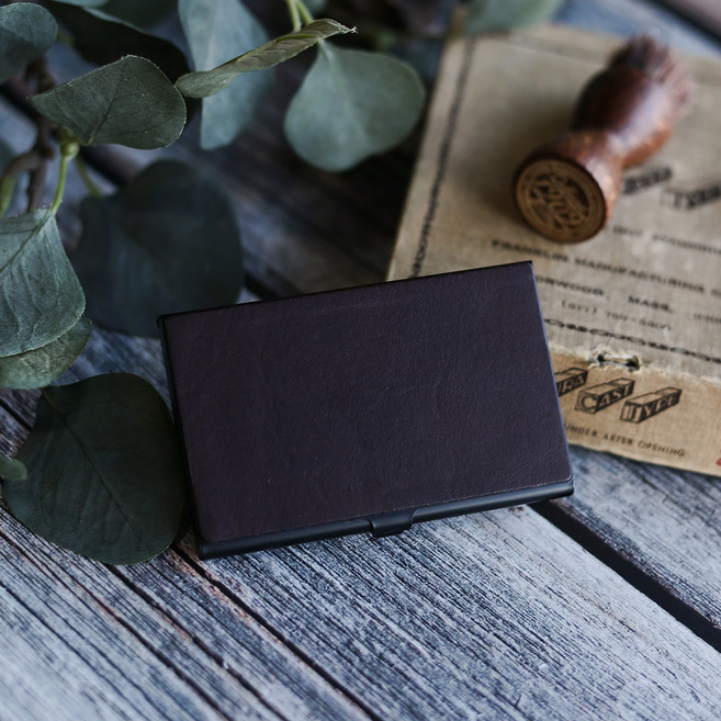 해머스미스 890 가죽 공방 명함 카드 지갑 케이스 메탈 스틸 하드 남자 여성