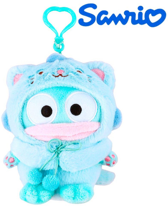 BSC 산리오 고양이코스튬 가방고리 가꾸 가방장식 미니인형 키링, 1개, 6.한교동  고양이코스튬 키링, 13cm