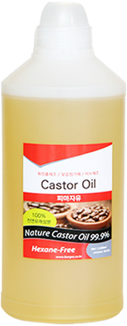 보르헤스 피마자오일(캐스터오일) 냉압착 500ml +공병 속눈썹 모발 탈모 영양제, 1개