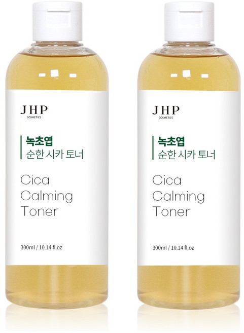 JHP 녹초엽 시카 진정토너 300ml, 2개