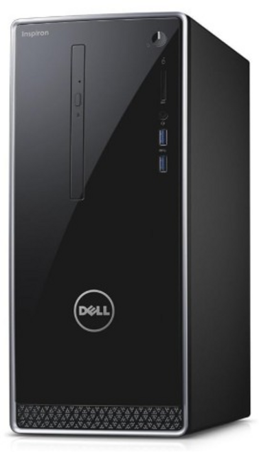 델 중고컴퓨터 DELL PC 인텔6세대 i3-6100 8GB 128GB, Inspiron3650, WIN10 Pro, 블랙