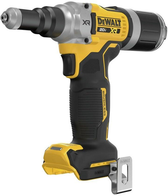 DEWALT 20V MAX XR 무선 리벳 도구 0.6cm(1/4인치) 베어 툴만 포함 (DCF414B), 1