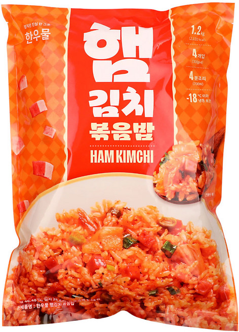 햄김치볶음밥 300Gx4입(주)한우물, 300g, 4개