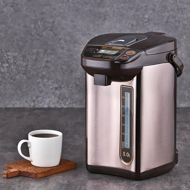 키친플라워 빅스마트 온도조절 전기 보온 포트 5L