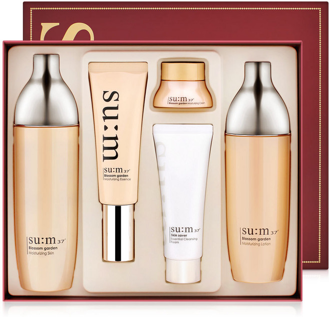 숨37도 블라썸가든 2종 안티에이징 여성 스킨로션세트