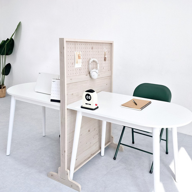 카미코코 공간분리 가벽 가림막 스탠드 타공판 펀칭 파티션 635x1200, 워시