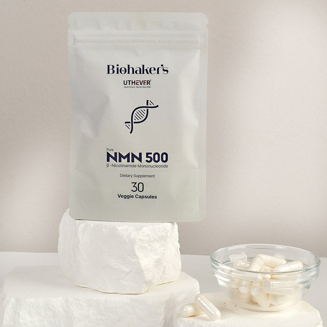 Uthever NMN NAD+ 바이오해커스 캡슐, 5개, 30정