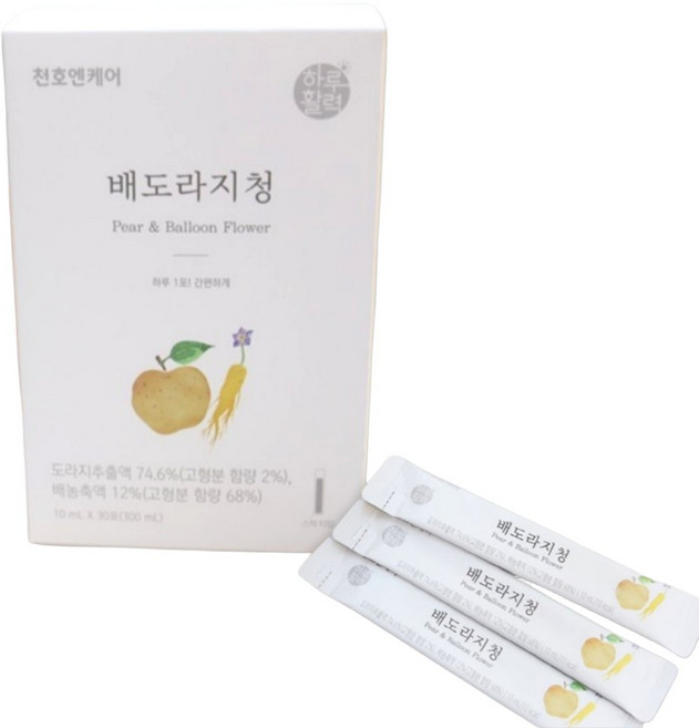 아기 배도라지청 임산부 배도라지 청 즙 진액 스틱 30포, 30개, 30g