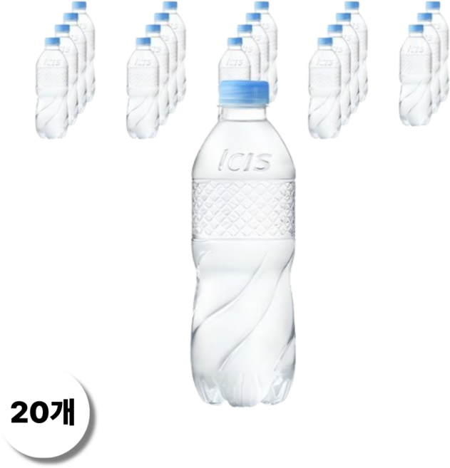 아이시스 초경량 무라벨, 500ml, 20개