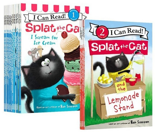 국내 아이캔리드 스플랫더캣 20권 세트 I Can Read Splat The Cat 음원제공