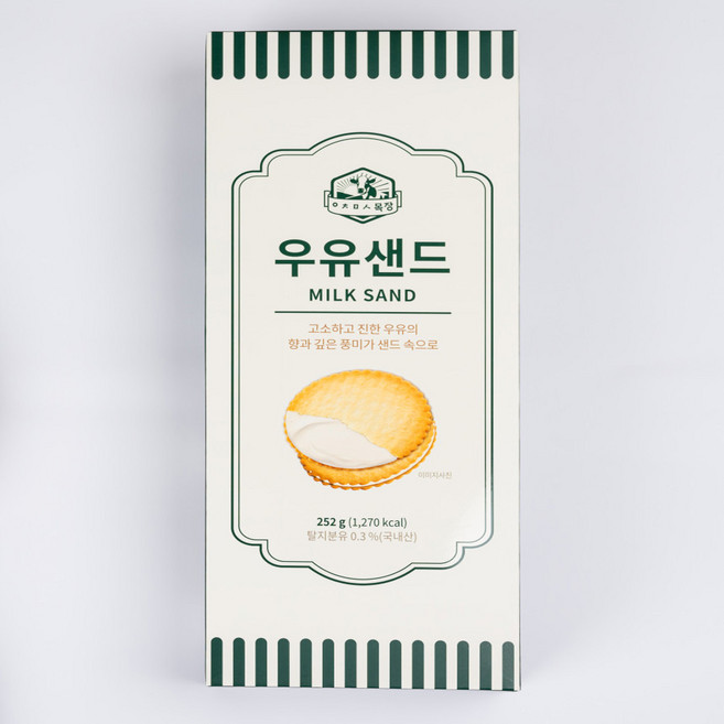 제주 아침미소 목장 우유샌드 대 1박스, 252g, 1개