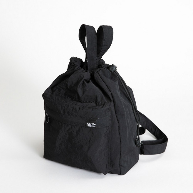 2way 나일론 스트링 미니 백팩 가벼운 경량 여행용 백팩