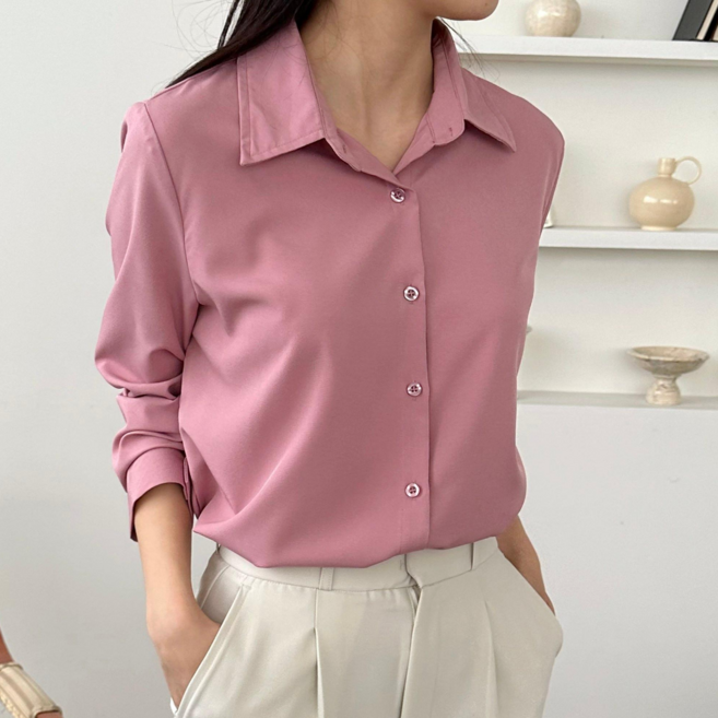 루나제이 여성 블라우스 구김없는 여자 셔츠 링클프리 14가지 컬러