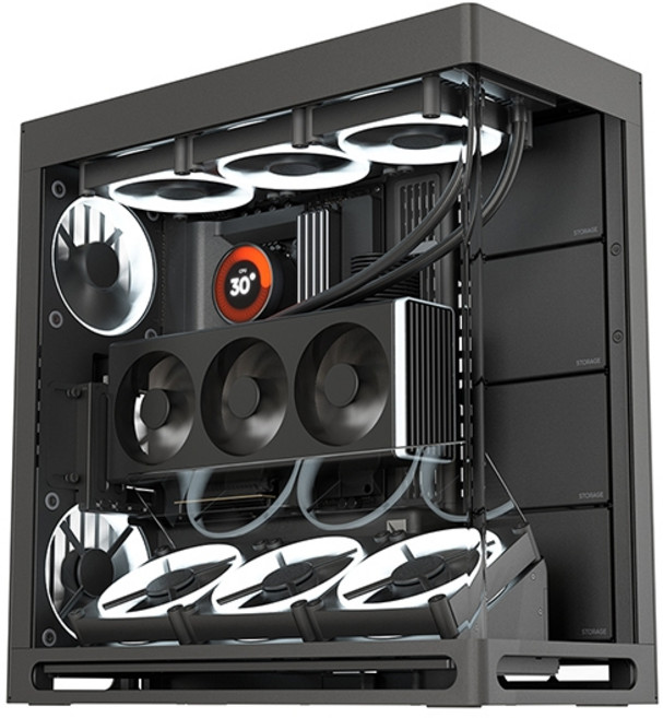 HAVN HAVN HS 420 VGPU 블랙 (미들타워), 1개