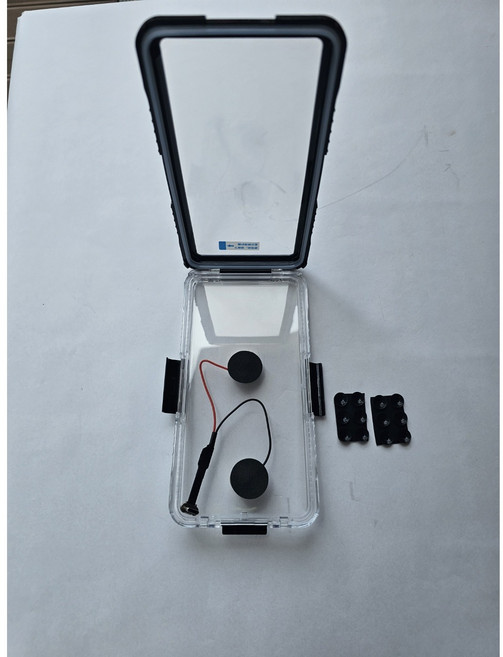 오토바이 자석충전 투명 3클립만능 방수케이스 전기종호환