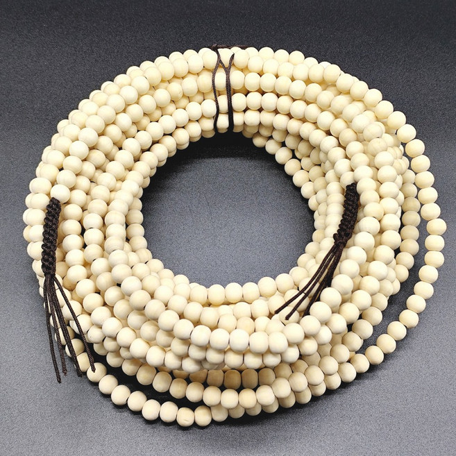 천주 염주 1000주 기도 천연 후피향나무 불교용품 수행 명상 염불 10mm 불교굿즈, 1개