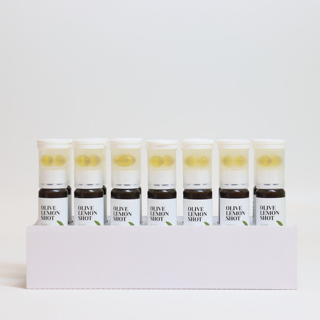 라티브 올리브레몬샷 올레샷 유기농 엑스트라버진 올리브오일 캡슐, 14개, 25ml