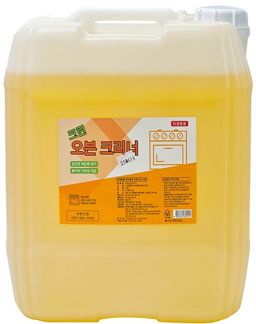 업소용 초강력 오븐크리너 프리미엄 18.75L 식당 대용량 기름때제거제 찌든때클리너 주방기름때제거 가스렌지후드청소, 1개