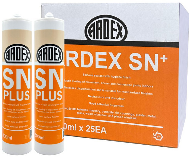 아덱스 SN플러스 바이오실리콘 다크그레이 주방 화장실 싱크대 곰팡이방지 실란트 박스판매, 25개