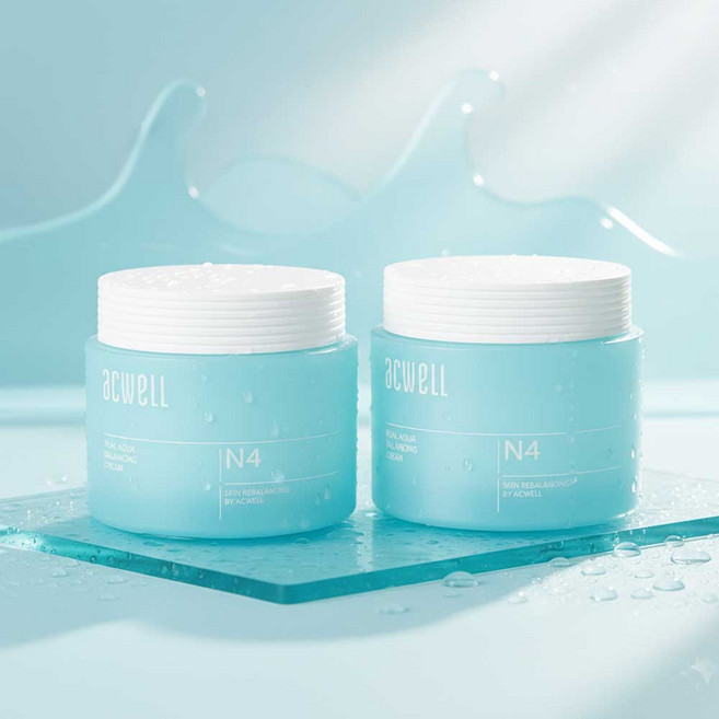 아크웰 리얼 아쿠아 밸런싱 크림, 50ml, 2개