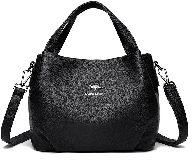 리치모리 엠보스 토트 크로스백