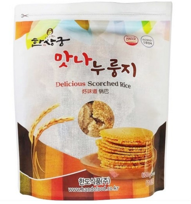 한상궁 맛나 누룽지, 600g, 5개