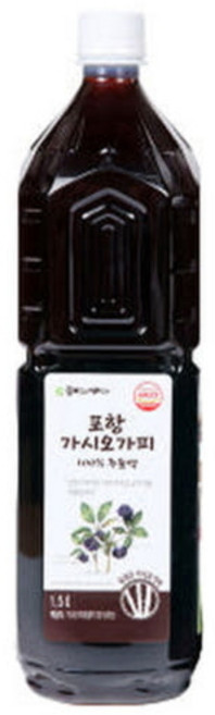 바이오인네이쳐 윤선애선인장 포항 면봉산 가시오가피 100% 2병 추출액 효도, 2개, 1.5L