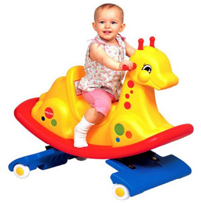 성장별 아기흔들말 기린 아기장남감 유아용품 애기장난감 영아선물 목마, 1개