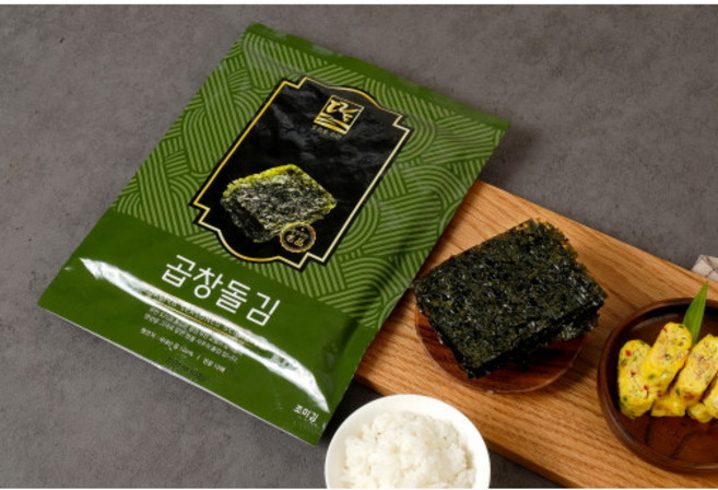 [25년 11월 생산 햇김]전남 무안 도리포 지주식 곱창돌김 박상범 명인의 맛있는 돌김, 1개, 곱창돌김/조미김/10봉(100매-1속)