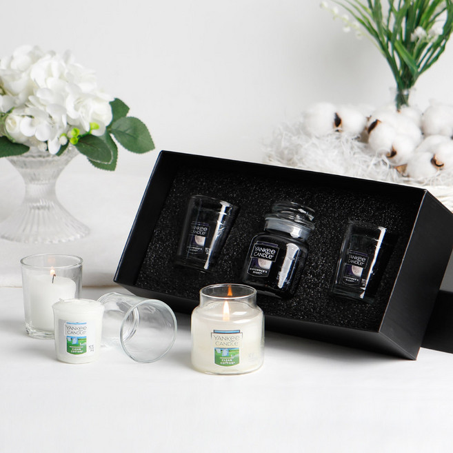 양키캔들 병향초 소 보티브 2개 홀더 선물세트, 03 레몬 라벤더
