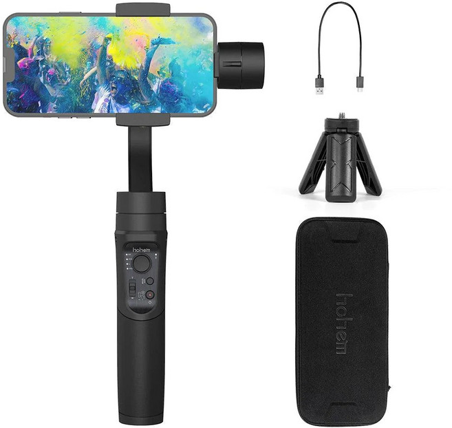 넥스트 NEXT-G2 스마트폰 액션캠 3축 짐벌 인셉션모드 스포츠모드 셀카봉, 1개