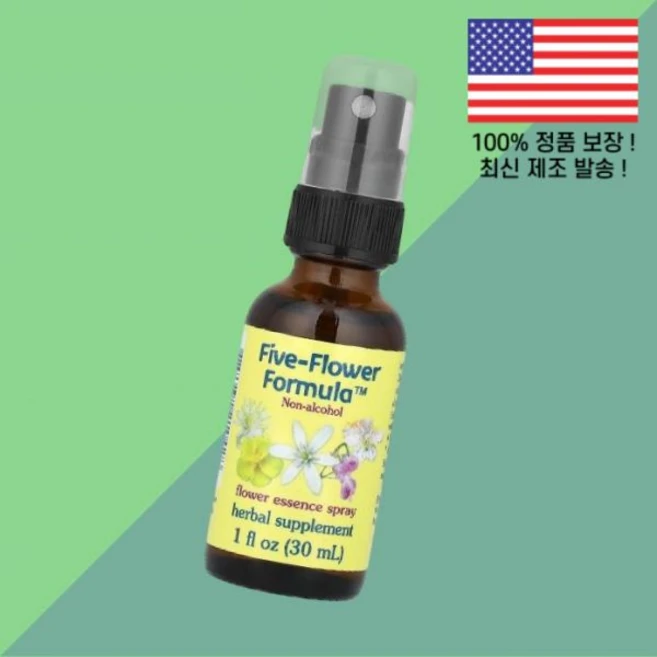 플라워 에센스 서비스 파이브 포뮬러 스프레이 무알콜 1온스 30ml Flower Essence Services, 1 - 쿠팡