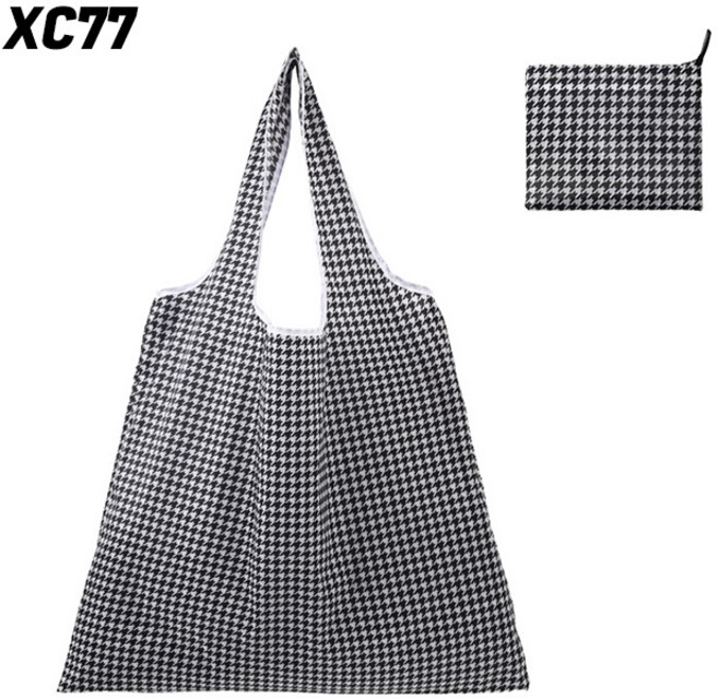 큽니다 46cm X 40cm 휴대용 접이식장바구니, 1개, XC77