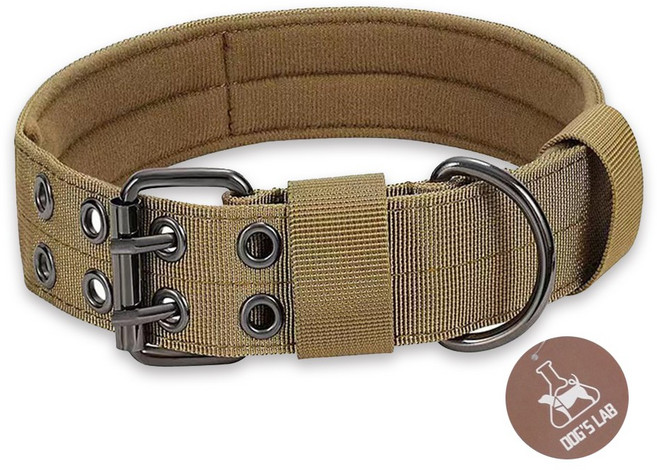 독스랩 중형견 대형견 컴포트 목줄, 브라운, 1개