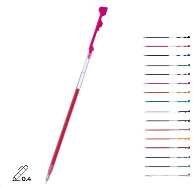 PILOT 하이테크-C 콜레토 리필심 0.3 0.4 낱색1개 파일롯트 HI-TEC-C, 0.4 핑크(P)