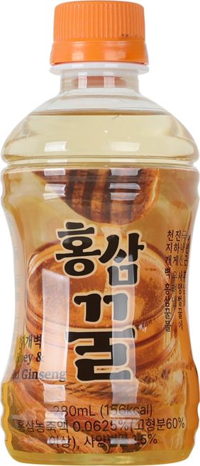 천지개벽 홍삼꿀 음료 홍삼농축액 사양벌꿀 배농축액 혼합음료 차, 24개, 280ml