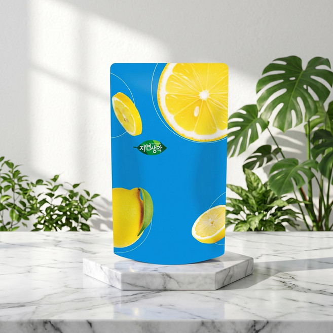 희창 자연생각 블루 레몬 에이드 190ml 50개입 파우치 음료 레모네이드 편의점, 50개