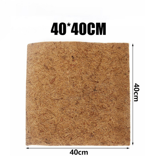테라리엄 도마뱀 사육장 라이너 카멜레온 뱀 파충류 거북이 애완동물 카펫 수염 먹이 매트, 40x40cm, 1개