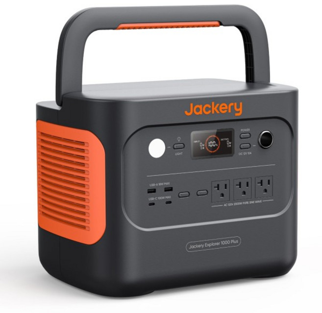 새로운 Jackery Explorer 1000 v2 휴대용 파워 스테이션 1070Wh LiFePO4 배터리 1500W AC100W USB-C 출력