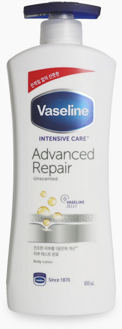 바세린 인텐시브 케어 어드밴스드 리페어 바디로션 무향, 600ml, 1개