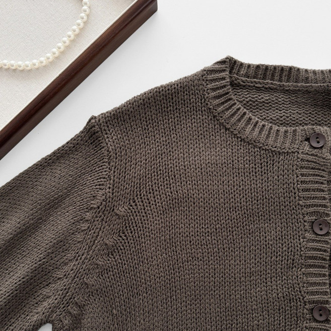 親膚彈力顯瘦針織衫 短版外套 毛衣外套 粉色/白色/黑色上衣