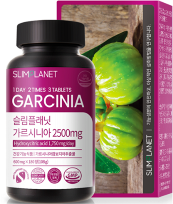 슬림플래닛 가르시니아 2500mg 다이어트 보조제 108g, 180정, 1개