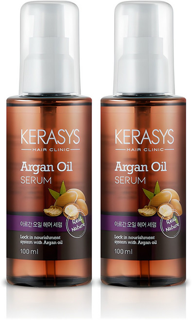 KERASYS 摩洛哥堅果油護髮精華, 100ml, 2瓶