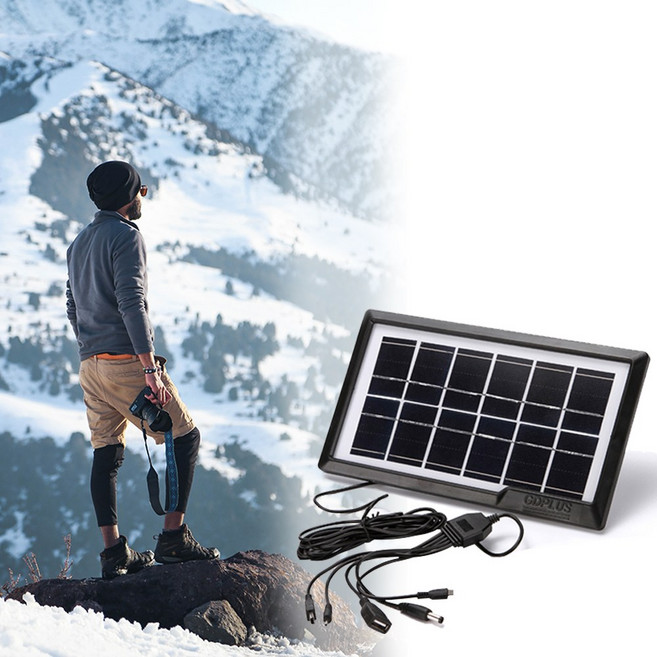 HK sell 핸디 단결정 태양광패널 충전기 CL-680(6V8W), 1개